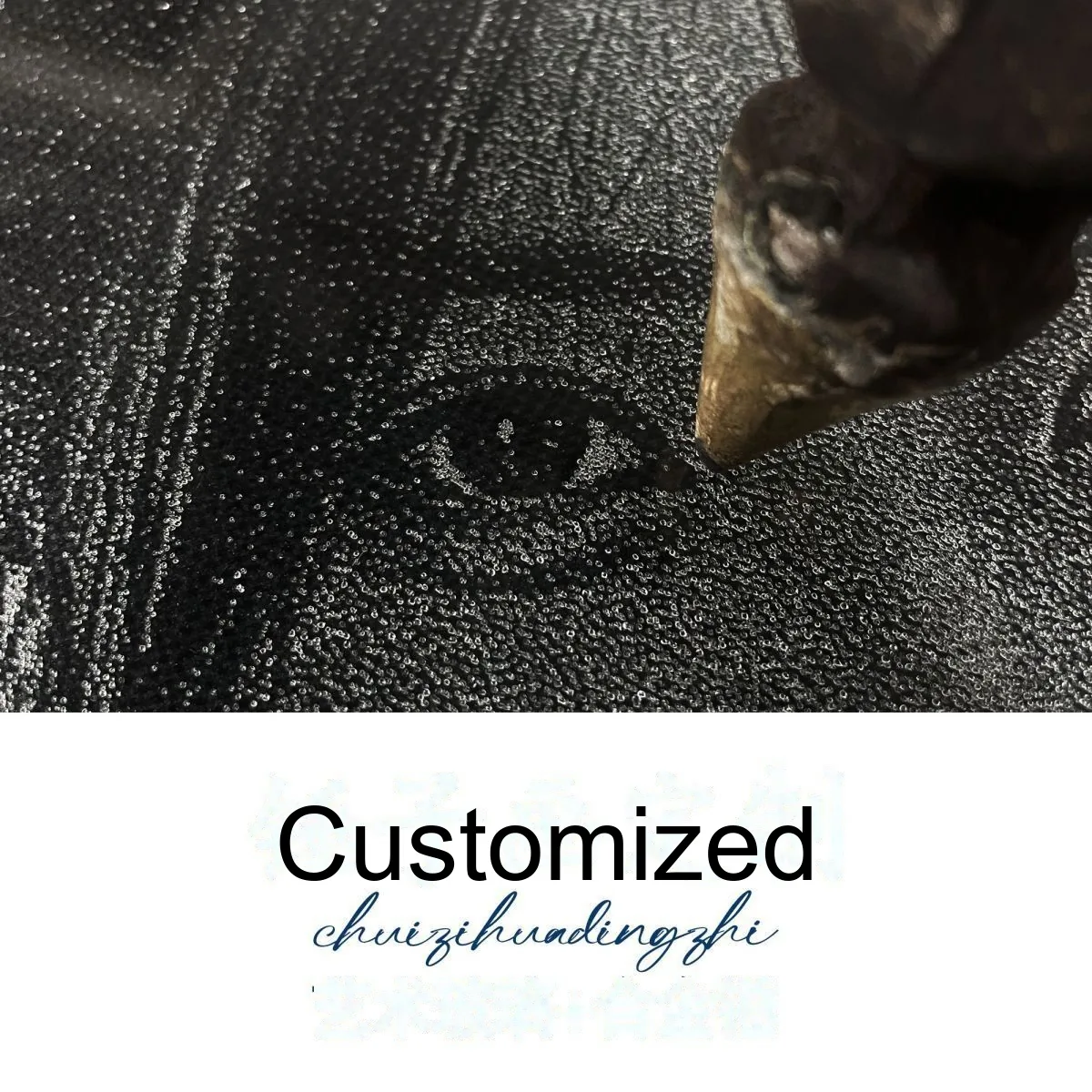 Custom shattered-glass portrait - personalized photo gift detail 3