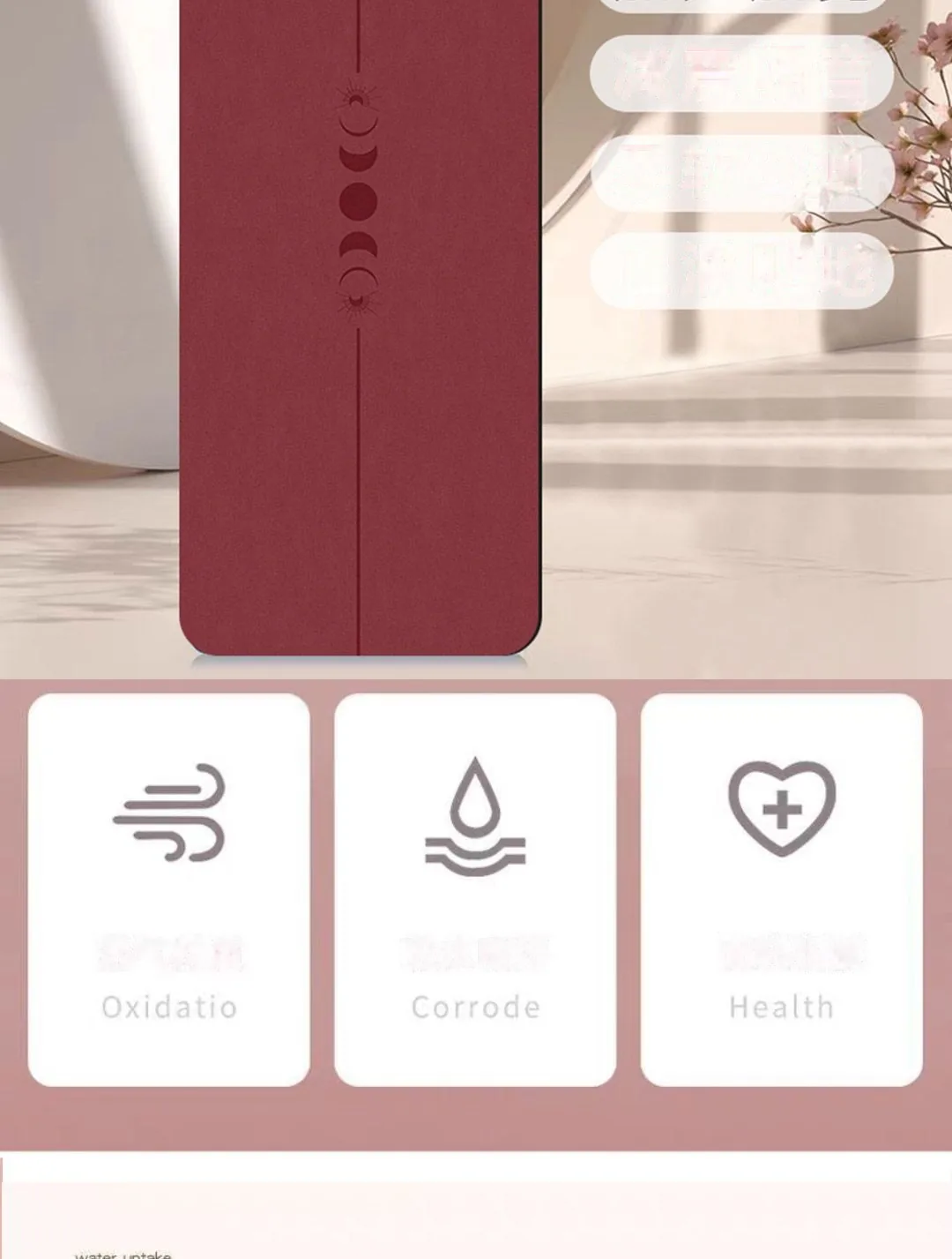 Custom Logo Yoga Mat — Professional Non-Slip Mat for Studio / Home - detail 5