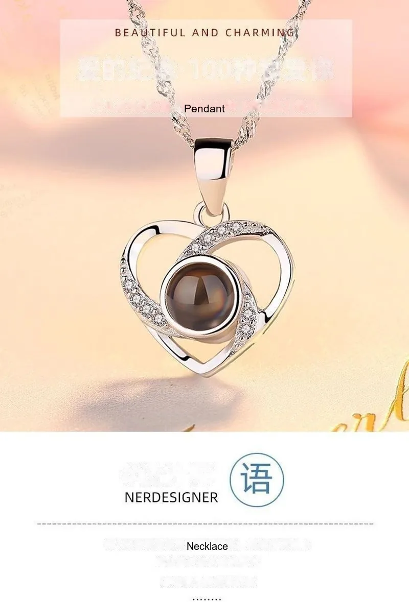 Projection Necklace — 100 Ways to Say 