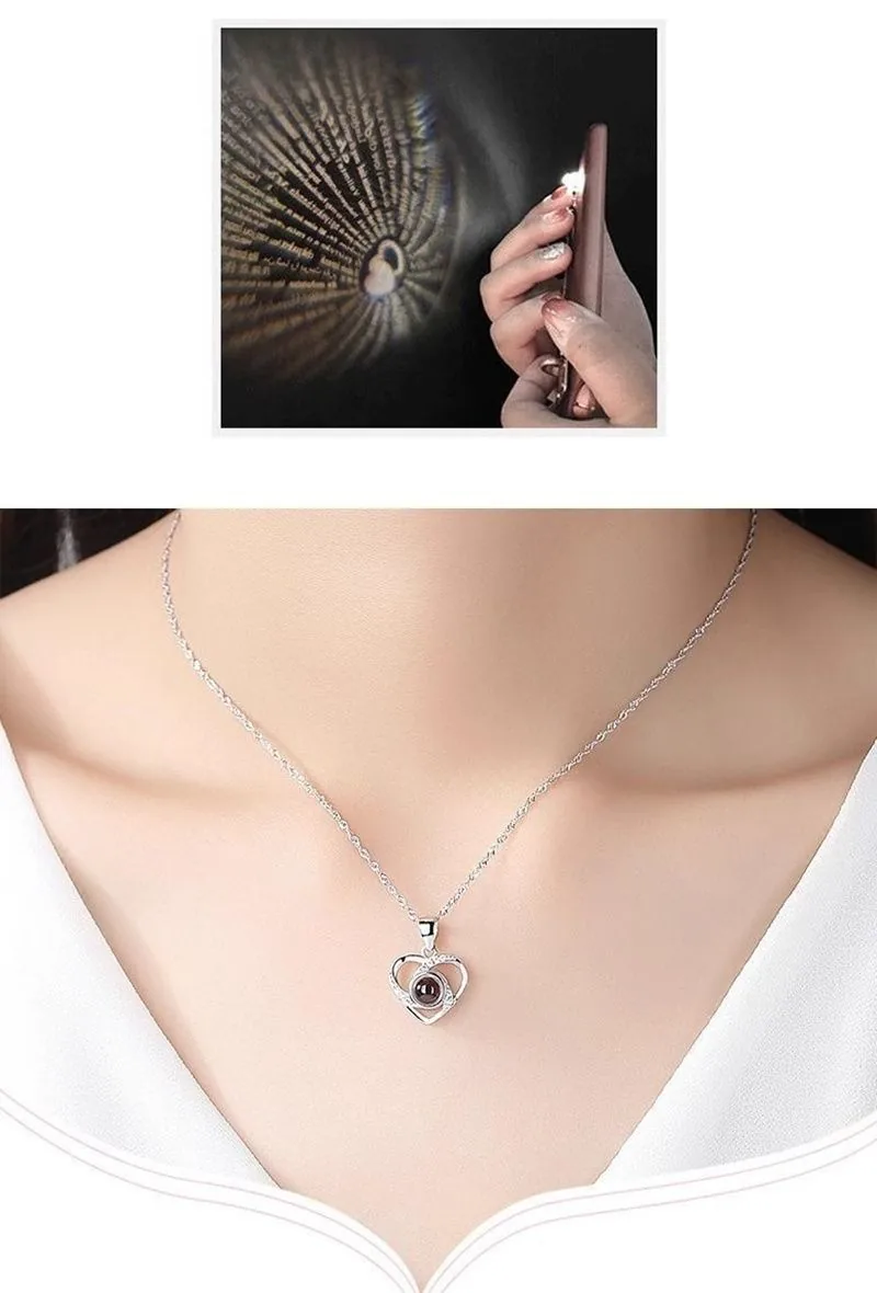 Projection Necklace — 100 Ways to Say 