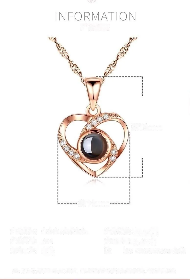 Projection Necklace — 100 Ways to Say 