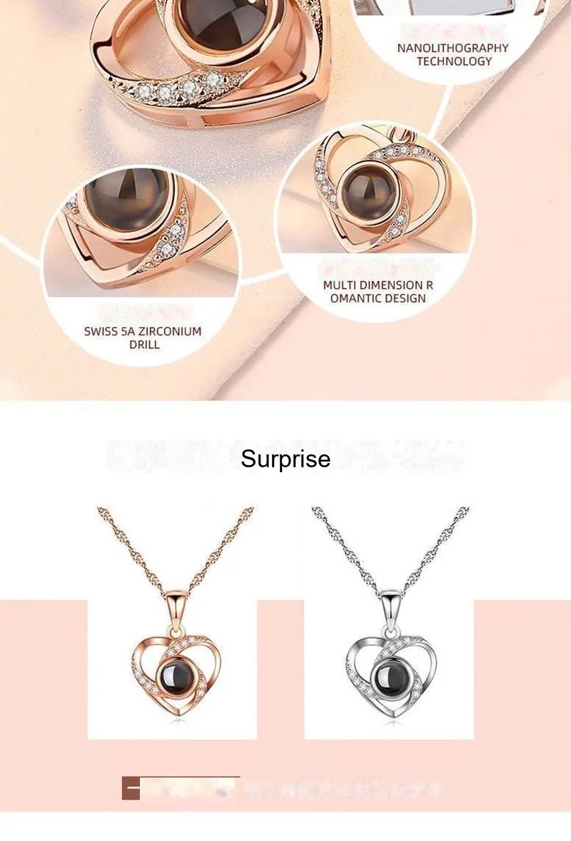 Projection Necklace — 100 Ways to Say 