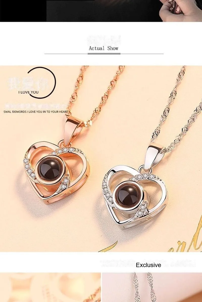 Projection Necklace — 100 Ways to Say 