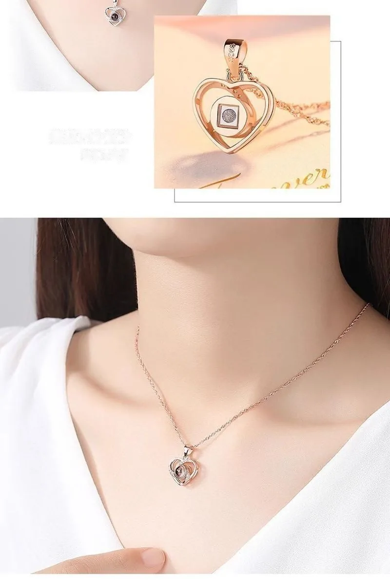 Projection Necklace — 100 Ways to Say 