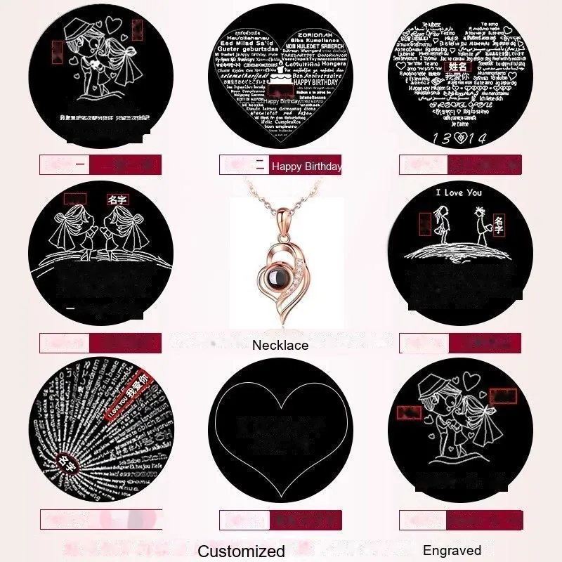 Projection Necklace — 100 Ways to Say 
