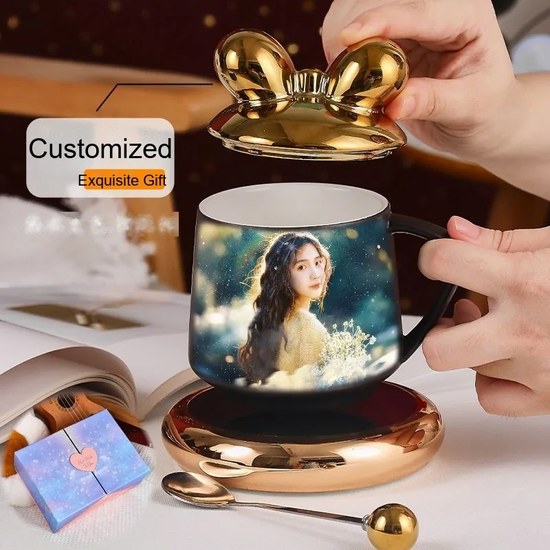 Heat-Reveal Magic Mug — DIY Bone China Photo Mug (Custom Photo / Text) - detail 1