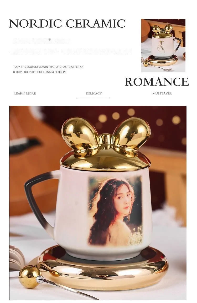 Heat-Reveal Magic Mug — DIY Bone China Photo Mug (Custom Photo / Text) - detail 16