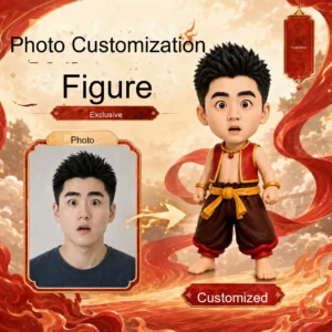 Custom Nezha Mythic Hero Figure — Personalized Photo Collectible