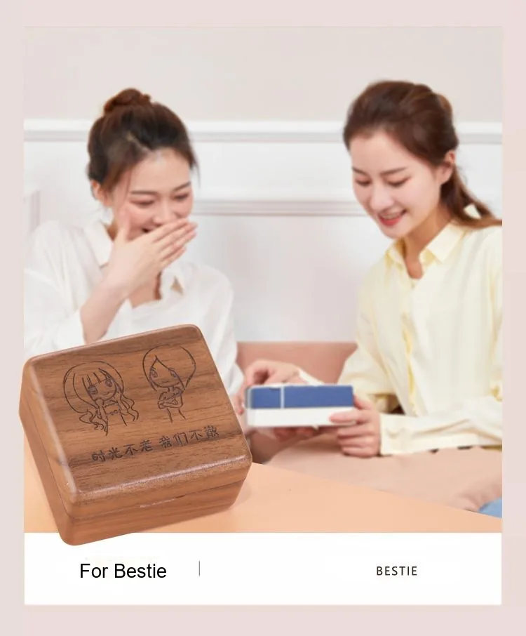 Custom Wooden Music Box — Photo Music Box (Personalized Birthday / Valentine's) - detail 21