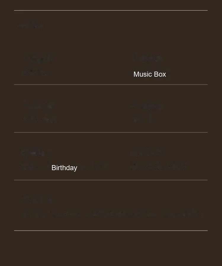 Custom Wooden Music Box — Photo Music Box (Personalized Birthday / Valentine's) - detail 24