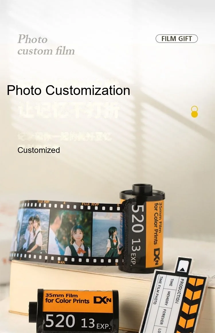 DIY Film-Roll Photo Keepsake — Custom Anniversary Memory Reel (15/40 Photos) - detail 4