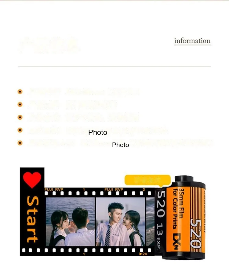 DIY Film-Roll Photo Keepsake — Custom Anniversary Memory Reel (15/40 Photos) - detail 7