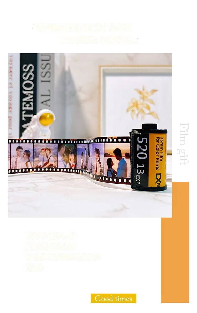 DIY Film-Roll Photo Keepsake — Custom Anniversary Memory Reel (15/40 Photos) - detail 10