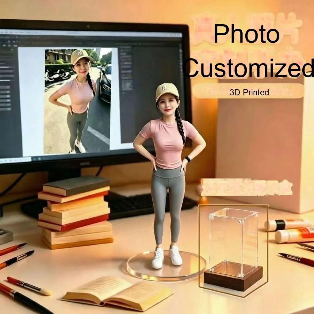 Custom Realistic Figure — Personalized Portrait Statue (Couple / Friend / Qixi) - detail 1
