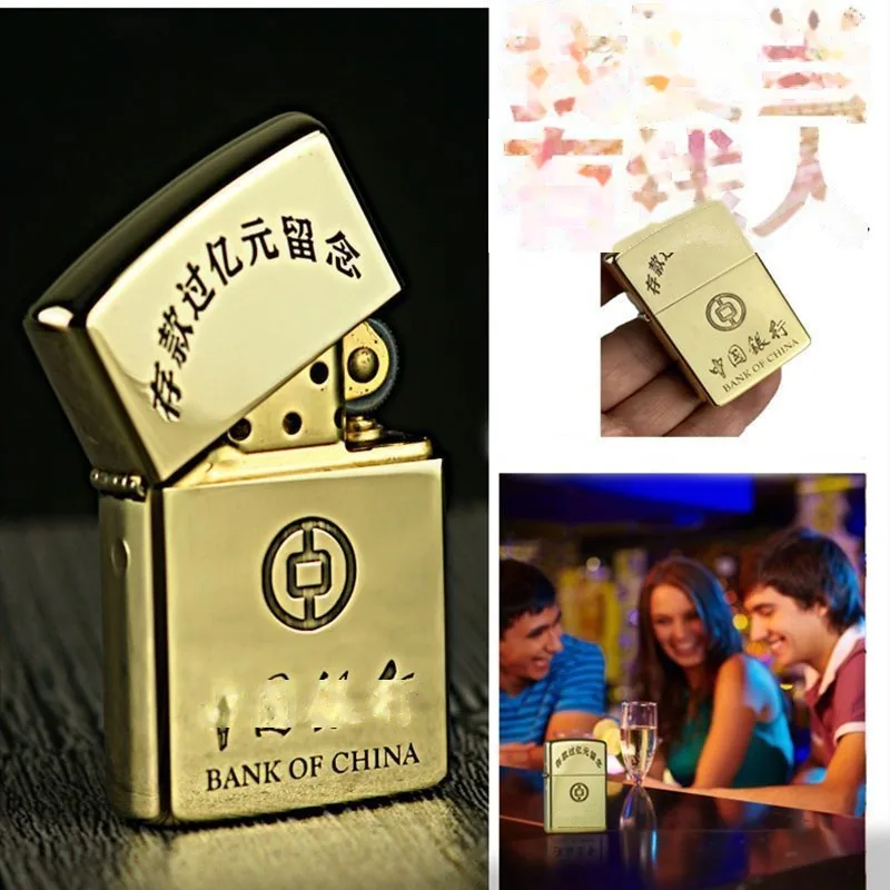 Custom Engraved Brass Lighter — Personalized Retro Gift for Him (902 Windproof) - detail 12