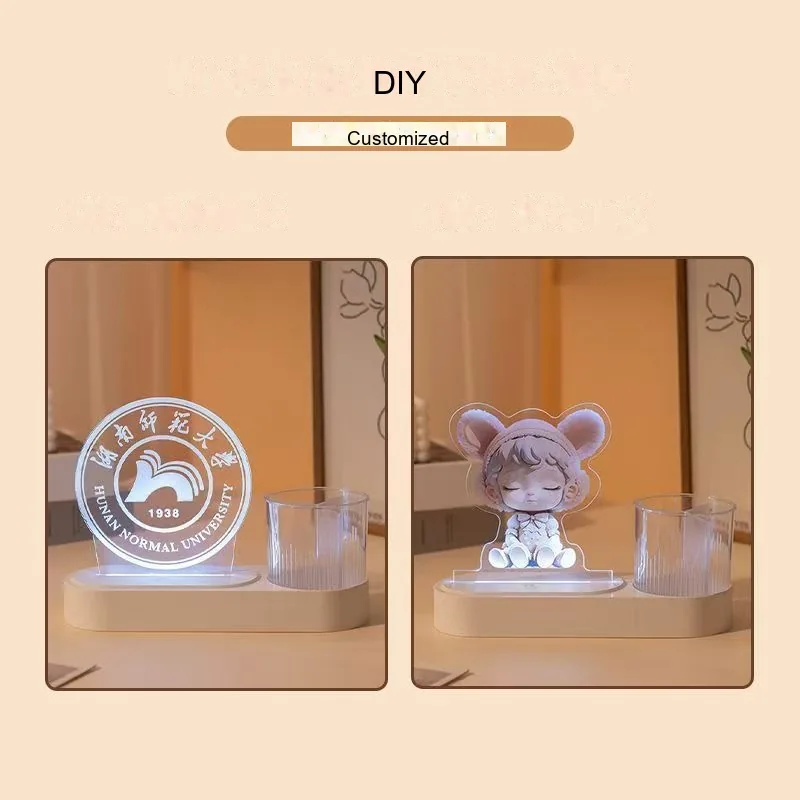 Custom Night Light with Logo — School / Corporate Gift & Award Keepsake - detail 4