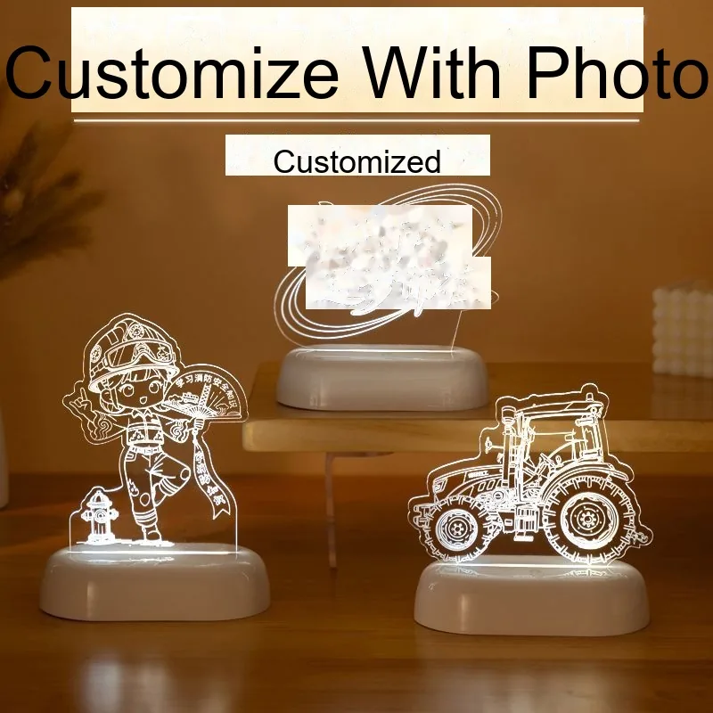 Custom Night Light with Logo — School / Corporate Gift & Award Keepsake - detail 5
