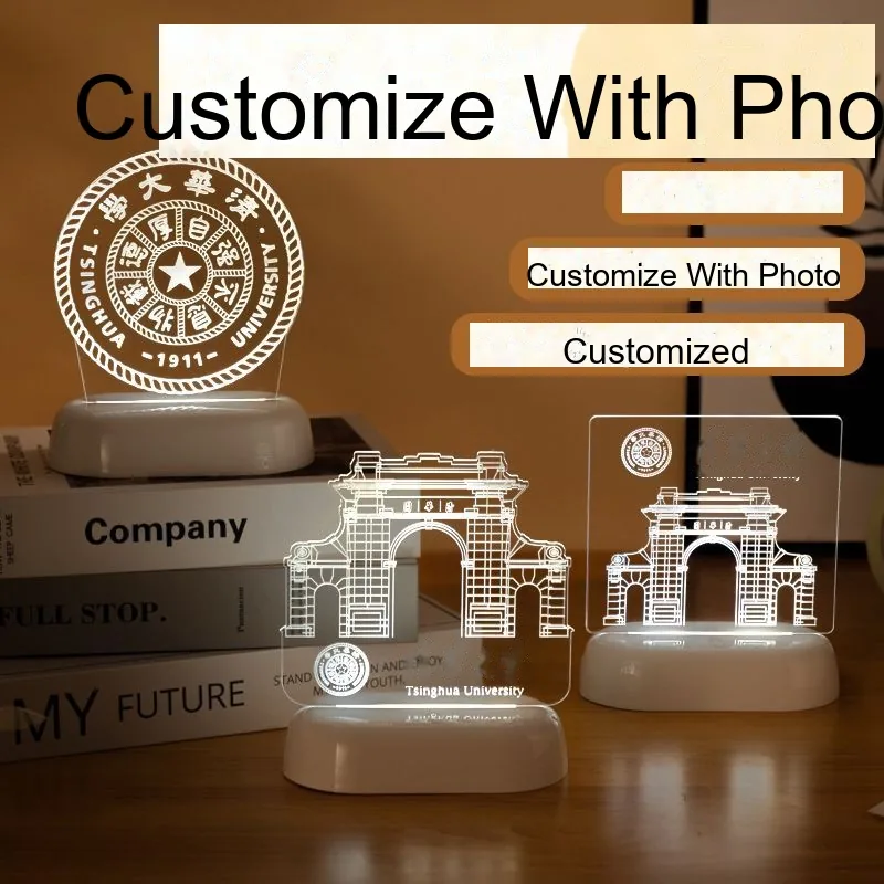 Custom Night Light with Logo — School / Corporate Gift & Award Keepsake - detail 10