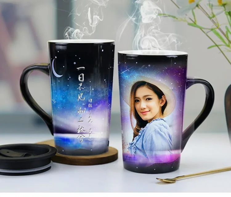 Heat-Reveal Constellation Mug — Custom Photo & Zodiac Color-Changing Cup - detail 13