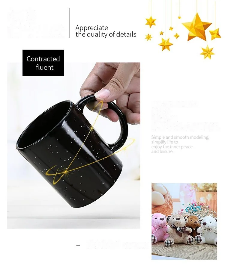 Heat-Reveal Constellation Mug — Custom Photo & Zodiac Color-Changing Cup - detail 28