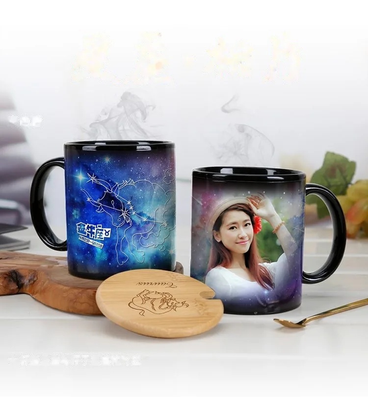 Heat-Reveal Constellation Mug — Custom Photo & Zodiac Color-Changing Cup - detail 30