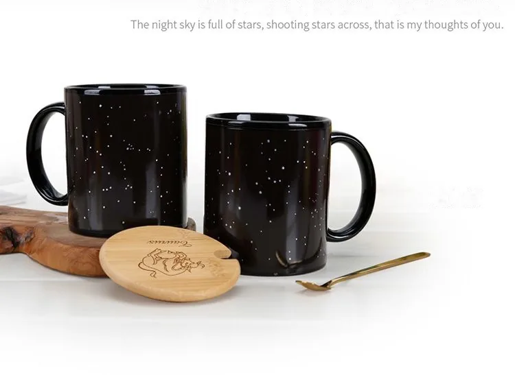 Heat-Reveal Constellation Mug — Custom Photo & Zodiac Color-Changing Cup - detail 31