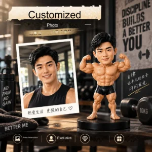 Custom "Life Role" Figure — Personalized Photo Figurine (Gift for Him)