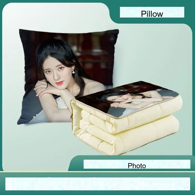 Custom Photo Pillow-Blanket — 2-in-1 Nap Quilt for Sofa / Car / Office - detail 2
