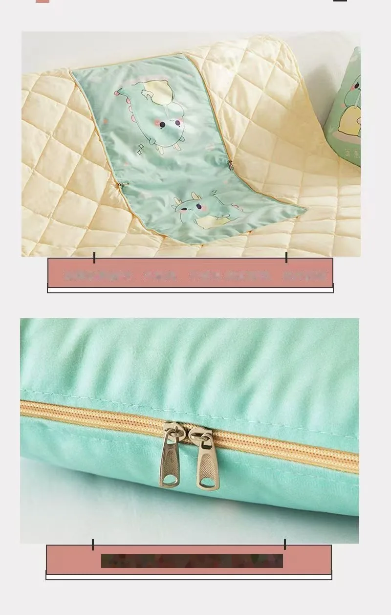 Custom Photo Pillow-Blanket — 2-in-1 Nap Quilt for Sofa / Car / Office - detail 10