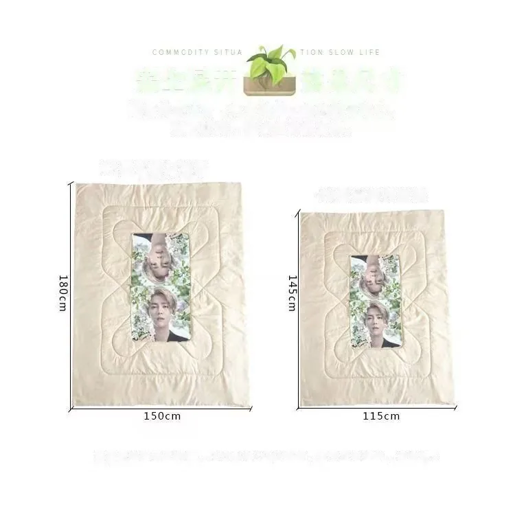 Custom Photo Pillow-Blanket — 2-in-1 Nap Quilt for Sofa / Car / Office - Image 2