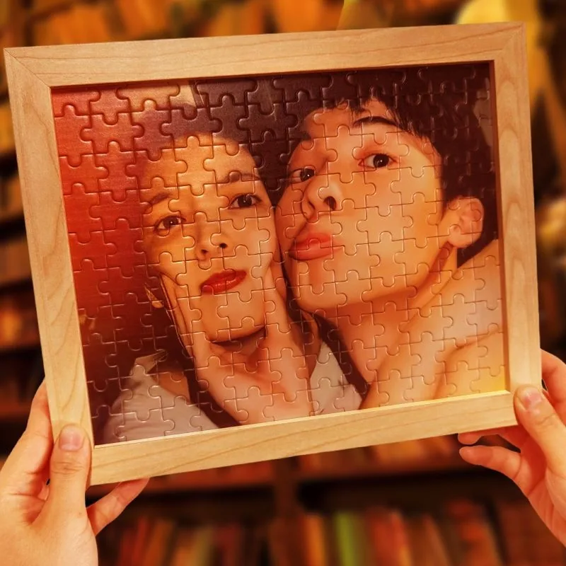 Custom Photo Puzzle — DIY Jigsaw from Your Picture (35–520 Pieces)