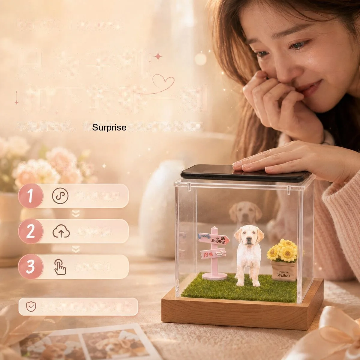 Pet Hologram Digital House — 3D Holographic Projection Memorial Keepsake - detail 6