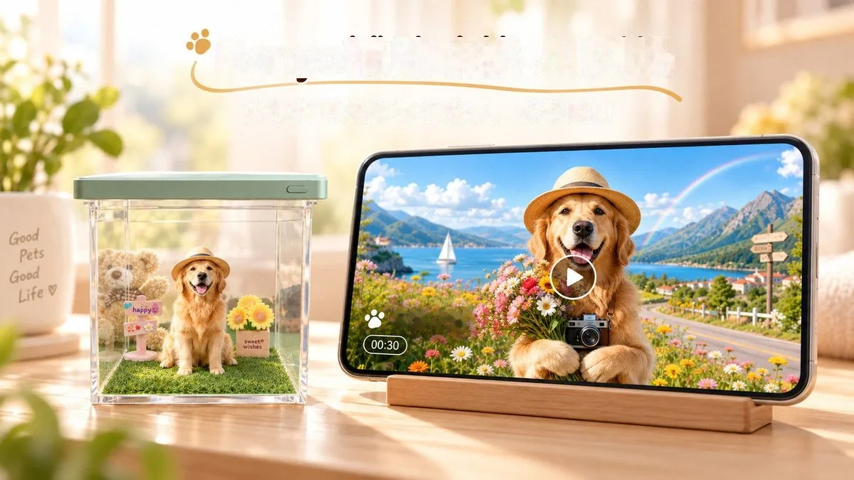 Pet Hologram Digital House — 3D Holographic Projection Memorial Keepsake - detail 11