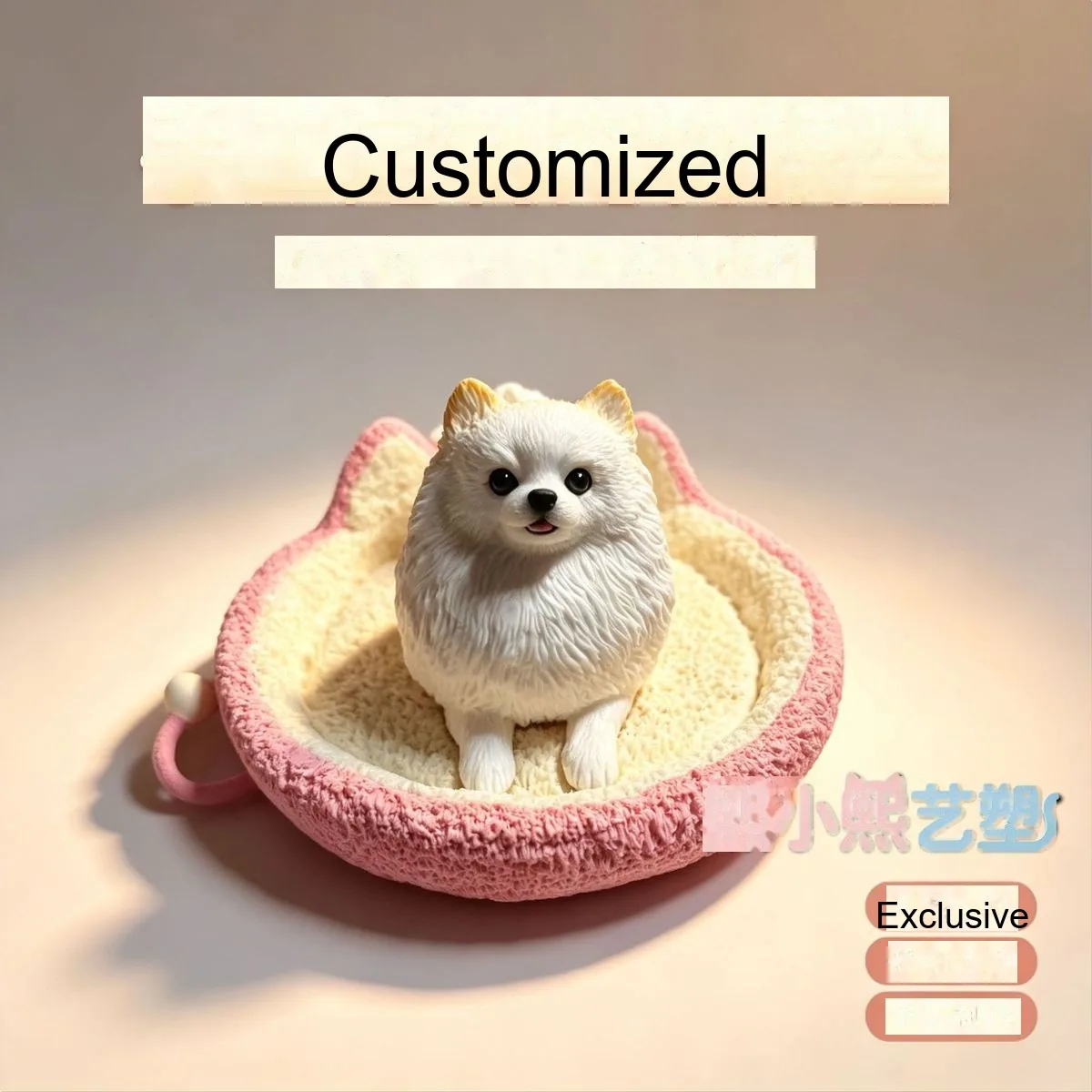 Custom 3D-Printed Pet Figure — Realistic Dog / Cat / Animal Memorial Statue - detail 11