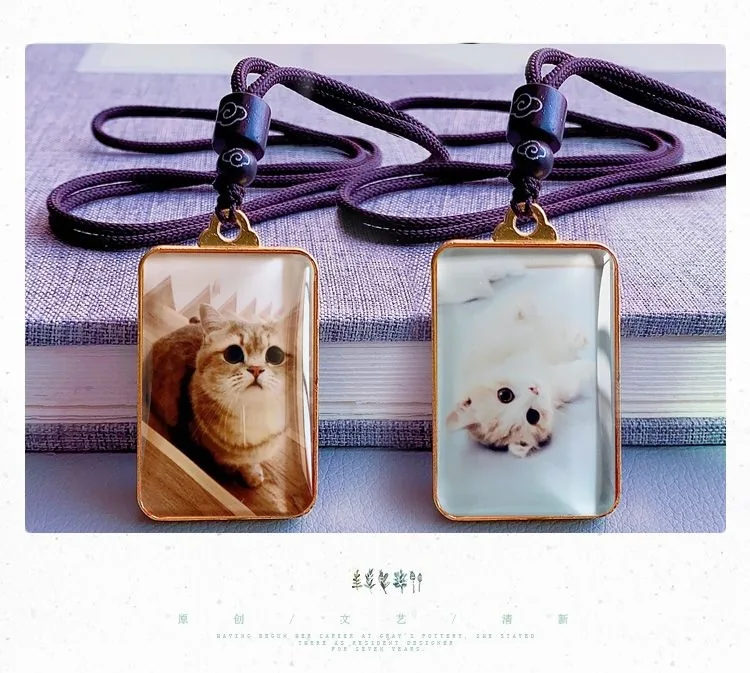 Custom Pet Name & Photo Pendant — Memorial Necklace Keepsake - detail 5