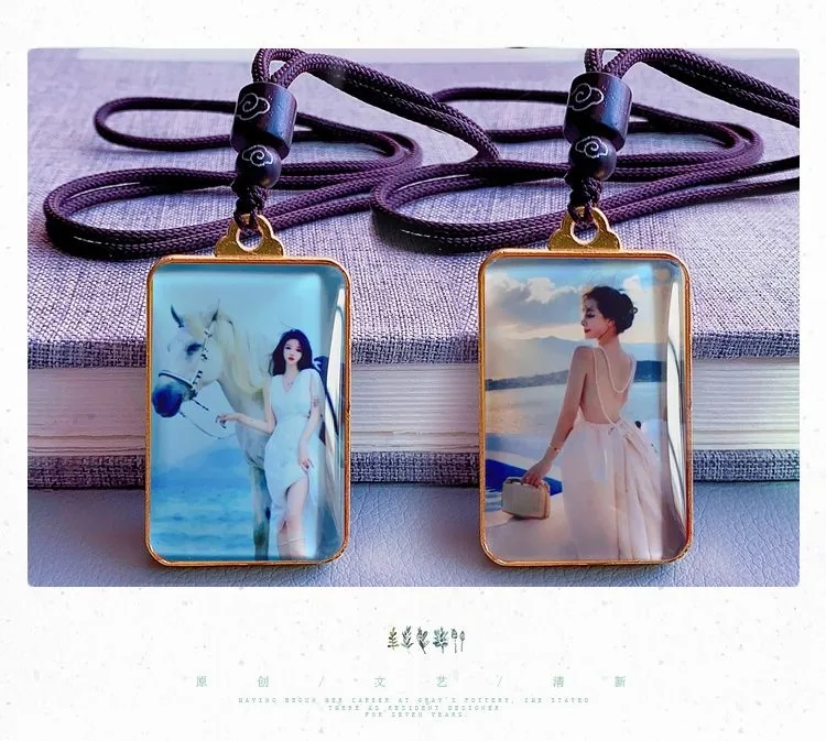 Custom Pet Name & Photo Pendant — Memorial Necklace Keepsake - detail 7