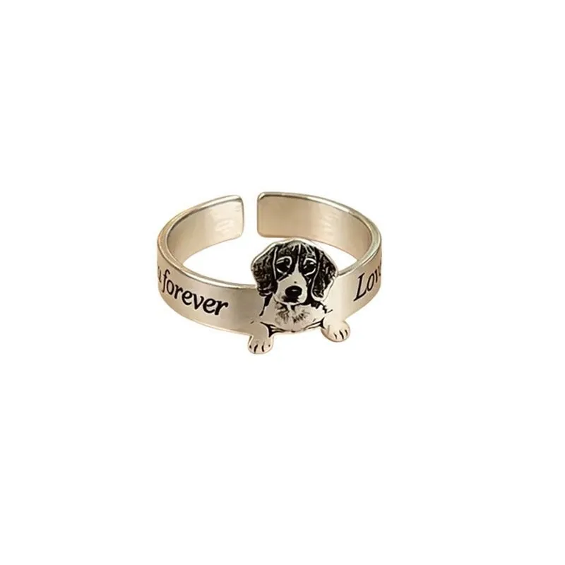 Custom Engraved Stainless Steel Ring — DIY Cut-Design Couple Band (Gold / Silver) - detail 8